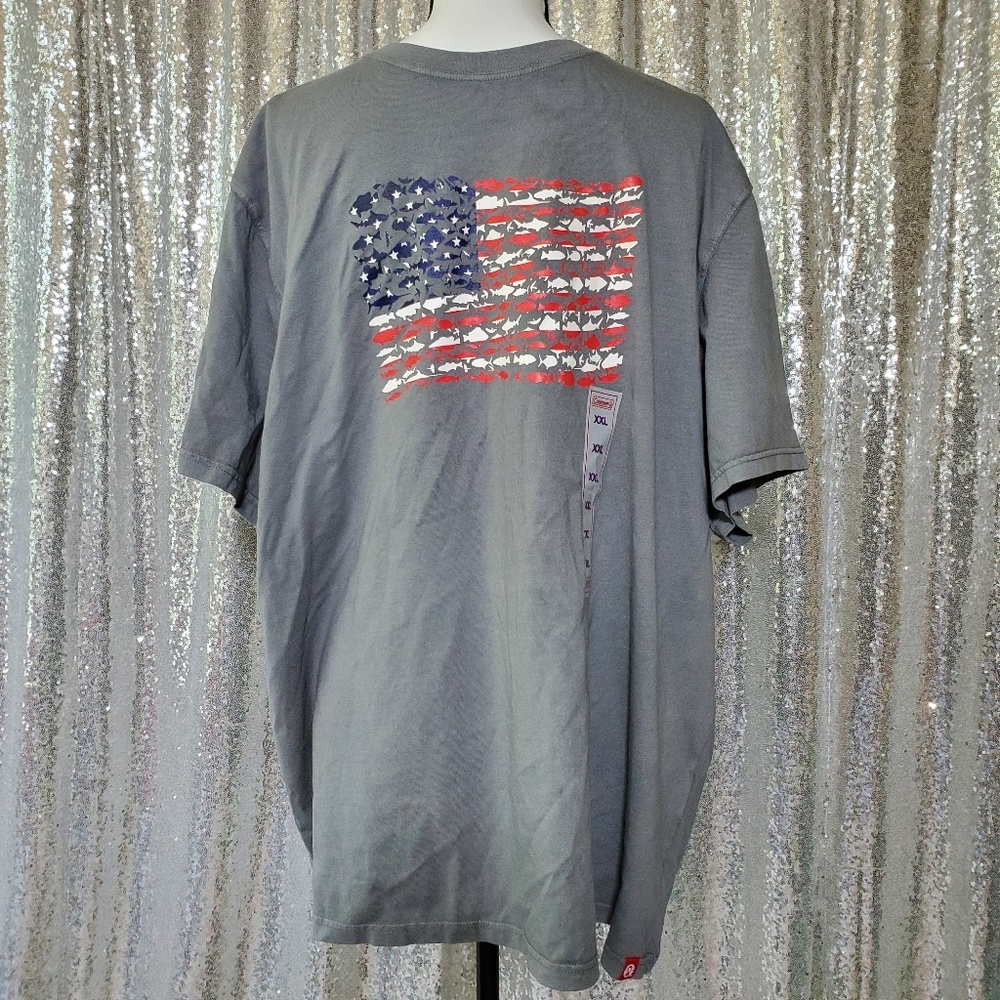 Coleman Fish American Flag T-Shirt